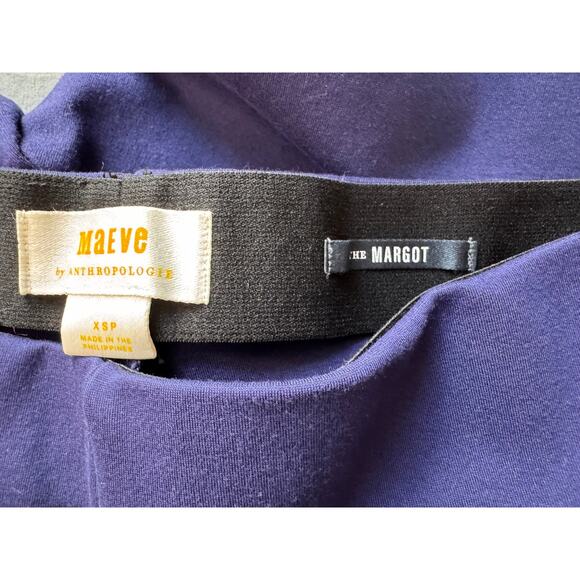 New MAEVE ANTHROPOLOGIE Women's The Margot Kick-Flare Cropped Pants Size XSP - Picture 7 of 10